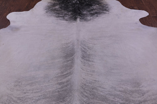 Grey Brindle Natural Cowhide Rug - XX-Large 8' 7