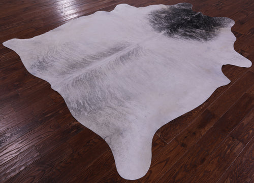 Grey Brindle Natural Cowhide Rug - XX-Large 8' 7