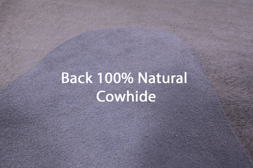 Grey Brindle Natural Cowhide Rug - XX-Large 8' 7