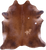 Brown Natural Cowhide Rug - XX-Large 8' 1"H x 7' 4"W