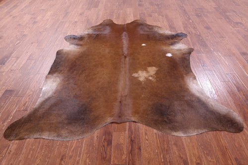 Brown Natural Cowhide Rug - XX-Large 8' 1
