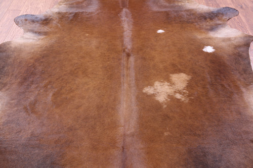 Brown Natural Cowhide Rug - XX-Large 8' 1