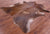 Brown Natural Cowhide Rug - XX-Large 8' 1"H x 7' 4"W