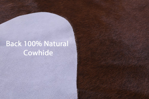 Brown Natural Cowhide Rug - XX-Large 8' 1