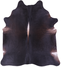 Thumbnail for Dark Brown Natural Cowhide Rug - XX-Large 8' 1