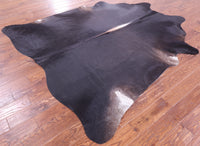 Thumbnail for Dark Brown Natural Cowhide Rug - XX-Large 8' 1