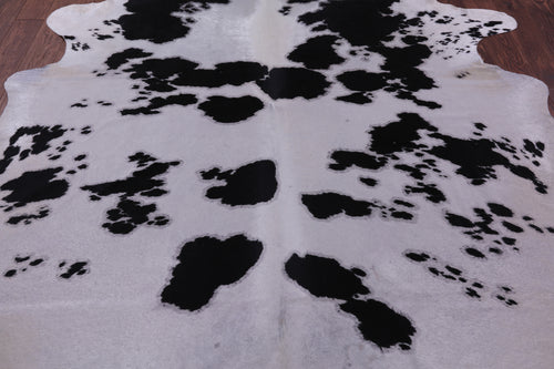 Black & White Natural Cowhide Rug - XX-Large 9' 0
