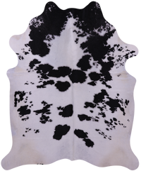Thumbnail for Black & White Natural Cowhide Rug - XX-Large 9' 0