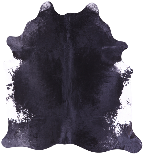 Black & White Natural Cowhide Rug - XX-Large 8' 0