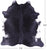 Black & White Natural Cowhide Rug - XX-Large 8' 0"H x 7' 5"W