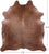 Light Brown Natural Cowhide Rug - XX-Large 8' 2"H x 7' 3"W
