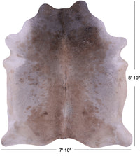 Thumbnail for Light Brown Natural Cowhide Rug - XX-Large 8' 10