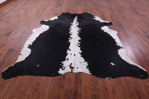 Black & White Natural Cowhide Rug - XX-Large 8' 6
