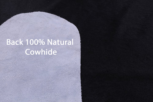 Black & White Natural Cowhide Rug - XX-Large 8' 6