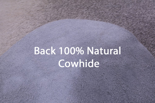 Grey Natural Cowhide Rug - XX-Large 8' 3