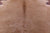 Light Brown Natural Cowhide Rug - XX-Large 8' 0"H x 7' 8"W