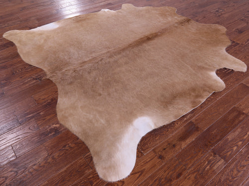 Light Brown Natural Cowhide Rug - XX-Large 8' 0