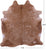 Light Brown Natural Cowhide Rug - XX-Large 8' 6"H x 7' 8"W
