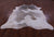 Grey & White Natural Cowhide Rug - XX-Large 8' 5"H x 7' 7"W