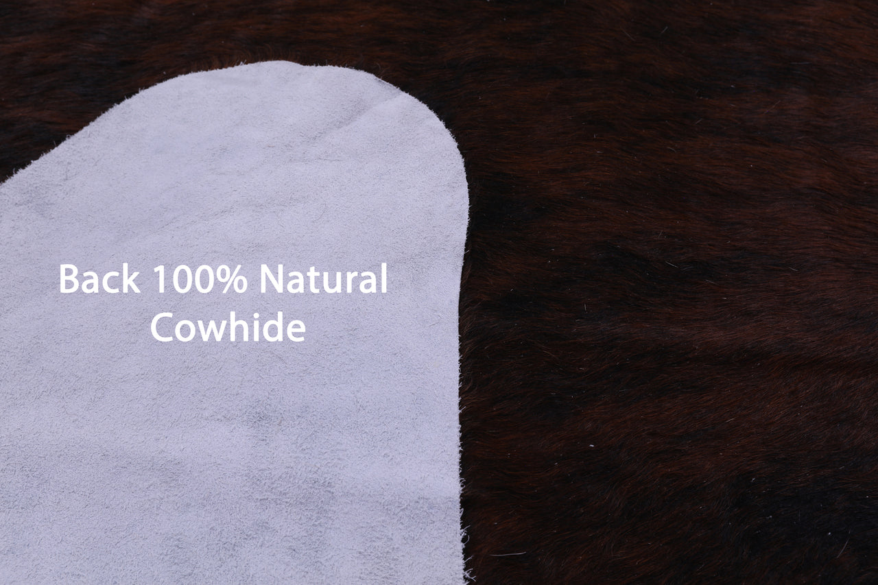 Brindle Natural Cowhide Rug - XX-Large 8' 8"H x 7' 8"W