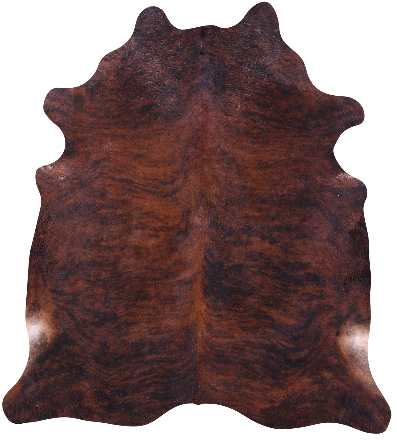 Brindle Natural Cowhide Rug - XX-Large 8' 8"H x 7' 8"W