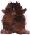 Brindle Natural Cowhide Rug - XX-Large 8' 6"H x 7' 7"W