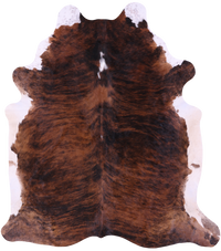 Thumbnail for Brindle Natural Cowhide Rug - XX-Large 8' 6