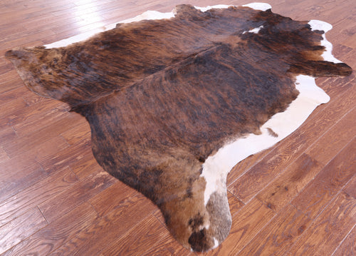 Brindle Natural Cowhide Rug - XX-Large 8' 6