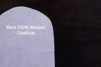Thumbnail for Dark Brindle Natural Cowhide Rug - XX-Large 8' 4