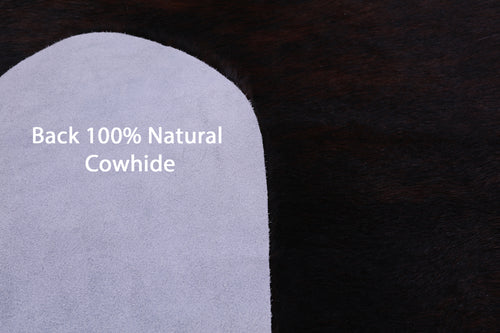 Dark Brindle Natural Cowhide Rug - XX-Large 8' 4
