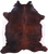Dark Brindle Natural Cowhide Rug - XX-Large 8' 4"H x 7' 5"W