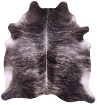 Thumbnail for Grey Brindle Natural Cowhide Rug - XX-Large 8' 0