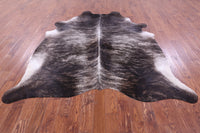 Thumbnail for Grey Brindle Natural Cowhide Rug - XX-Large 8' 0