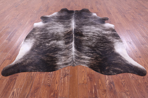Grey Brindle Natural Cowhide Rug - XX-Large 8' 0