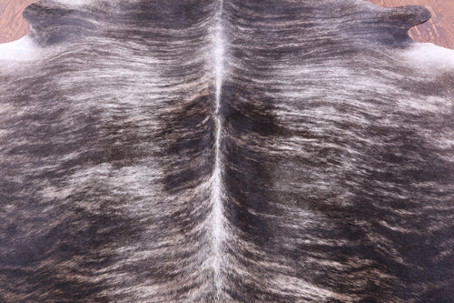 Grey Brindle Natural Cowhide Rug - XX-Large 8' 0