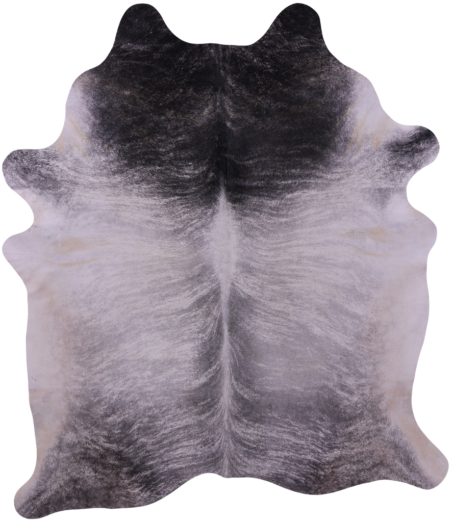 Grey Brindle Natural Cowhide Rug - XX-Large 8' 6"H x 7' 3"W