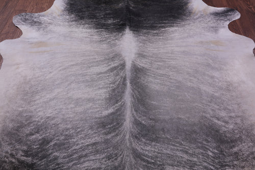 Grey Brindle Natural Cowhide Rug - XX-Large 8' 6