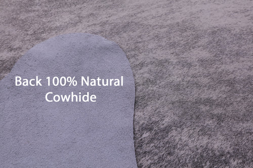 Grey Brindle Natural Cowhide Rug - XX-Large 8' 6