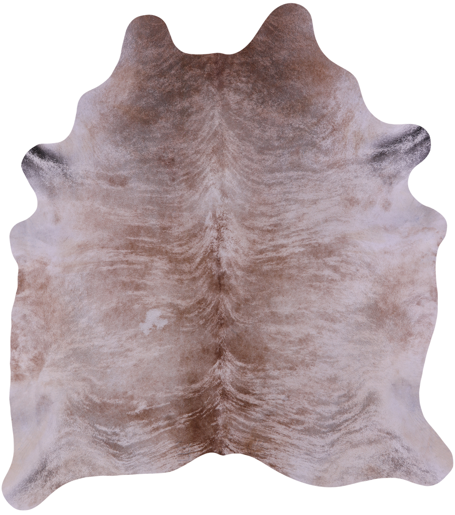Light Brindle Natural Cowhide Rug - XX-Large 8' 6"H x 7' 6"W