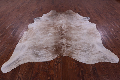 Light Brindle Natural Cowhide Rug - XX-Large 8' 6