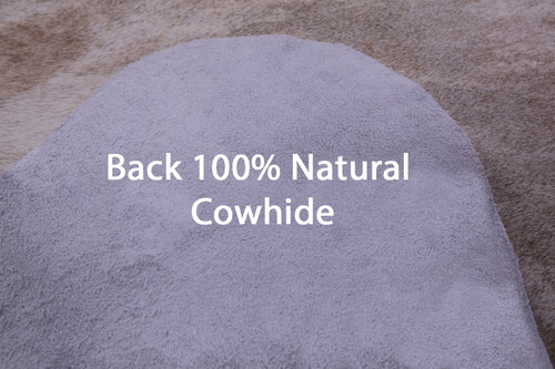 Light Brindle Natural Cowhide Rug - XX-Large 8' 6