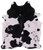 Black & White Natural Cowhide Rug - XX-Large 8' 4"H x 7' 0"W