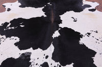 Thumbnail for Black & White Natural Cowhide Rug - XX-Large 8' 4