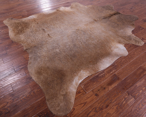 Light Brown Natural Cowhide Rug - XX-Large 8' 8