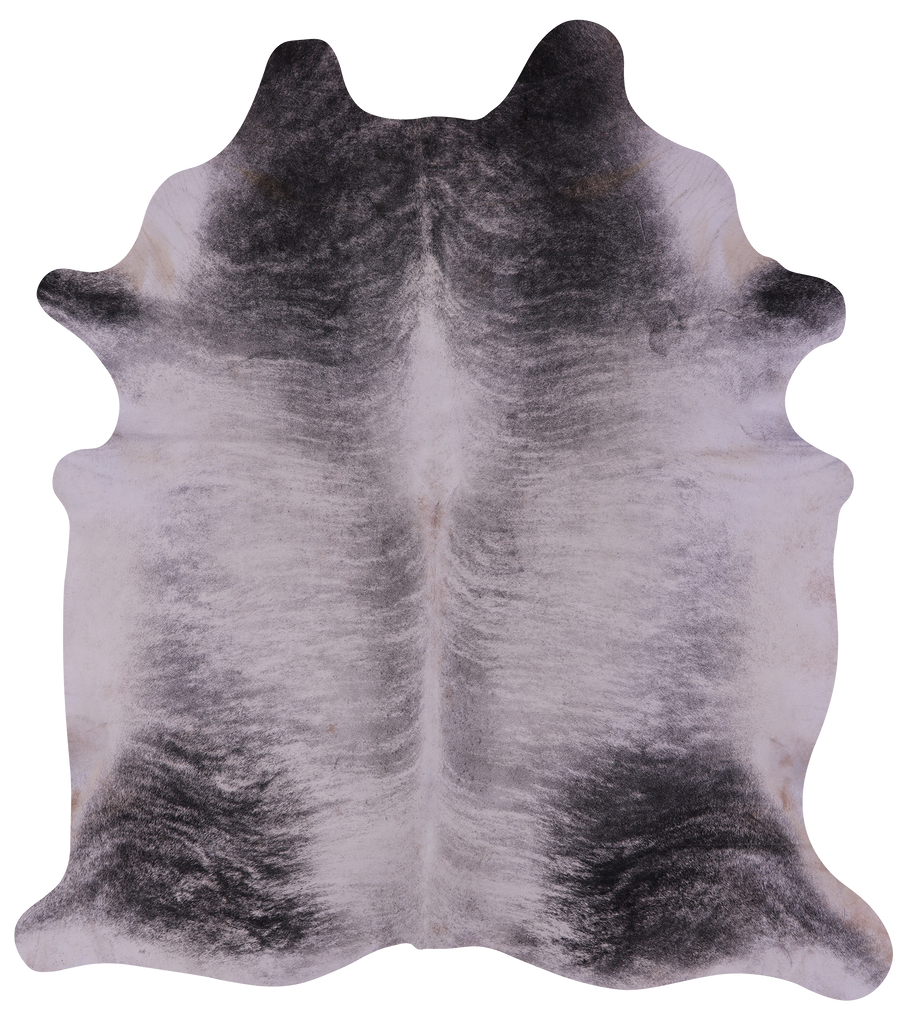 Grey Brindle Natural Cowhide Rug - XX-Large 8' 5"H x 7' 7"W