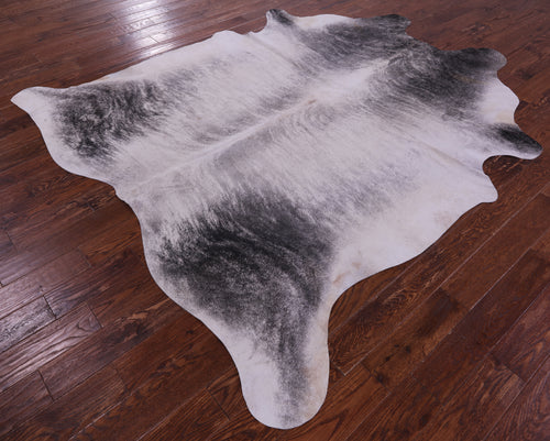 Grey Brindle Natural Cowhide Rug - XX-Large 8' 5