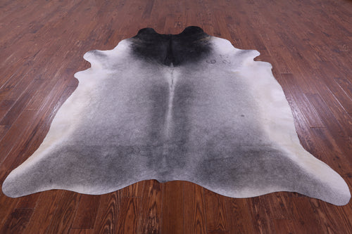 Grey Natural Cowhide Rug - XX-Large 8' 1