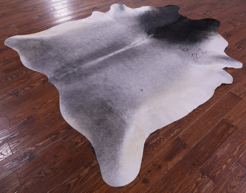 Grey Natural Cowhide Rug - XX-Large 8' 1
