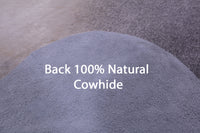 Thumbnail for Grey Natural Cowhide Rug - XX-Large 8' 1
