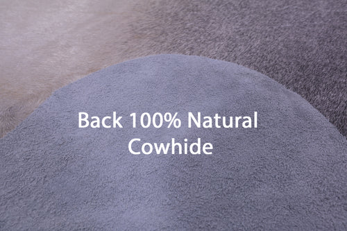 Grey Natural Cowhide Rug - XX-Large 8' 1